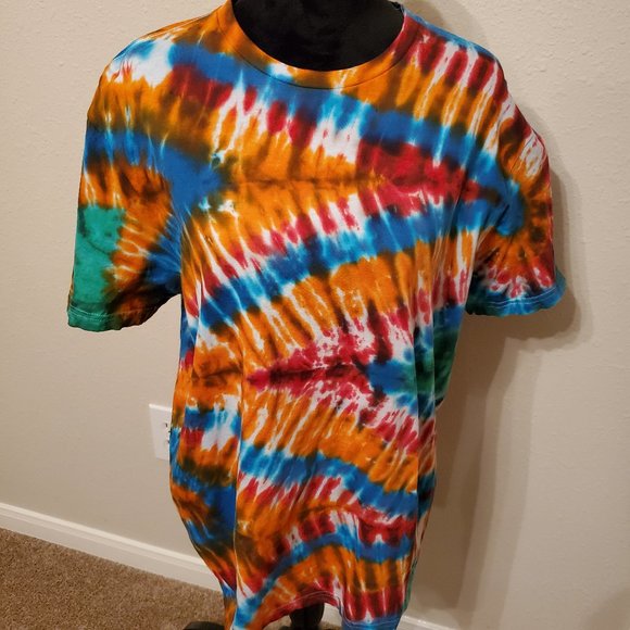 Tie Dye boho bohemia style unisex size L. 100% soft cotton. - Picture 3 of 10